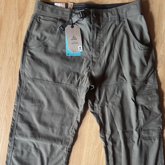 Prana Men's NWT 32 32X30 slate green Zion Pant II Cargo Pants - Picture 2 of 13
